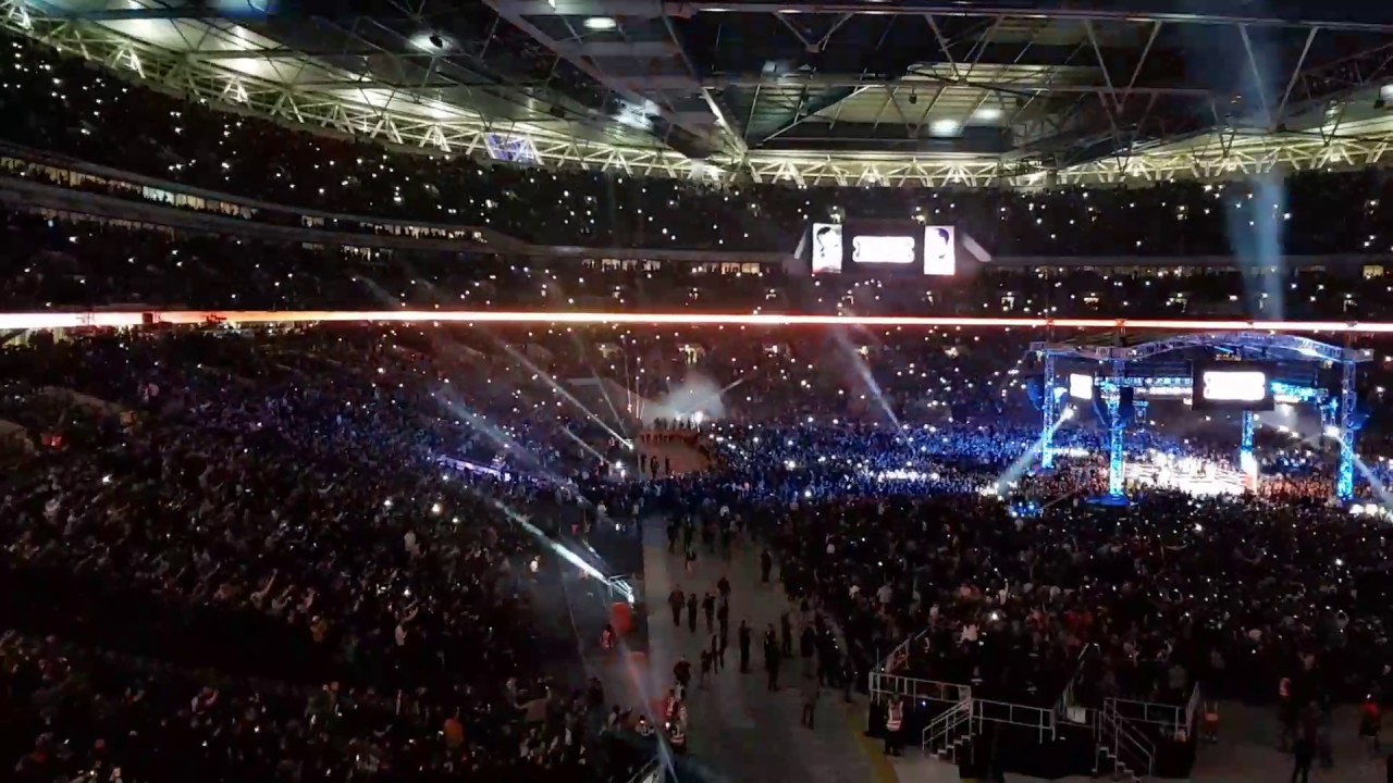 Sweet Caroline - Matchroom Boxing at Wembley Stadium Anthony Joshua vs