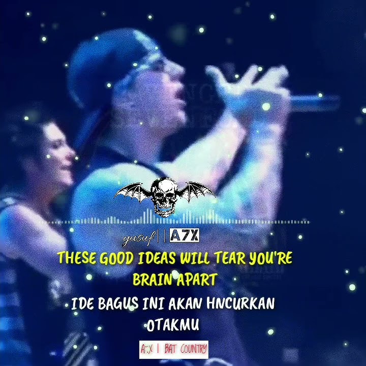 Video lirik  story wa Avenged Sevenfold - Bat Country