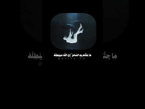 عبد الرحمن مسعد فلما ألقوا قال موسى ما جئتم به السحر إن الله سيبطله سورة يونس قرآن راحة نفسية