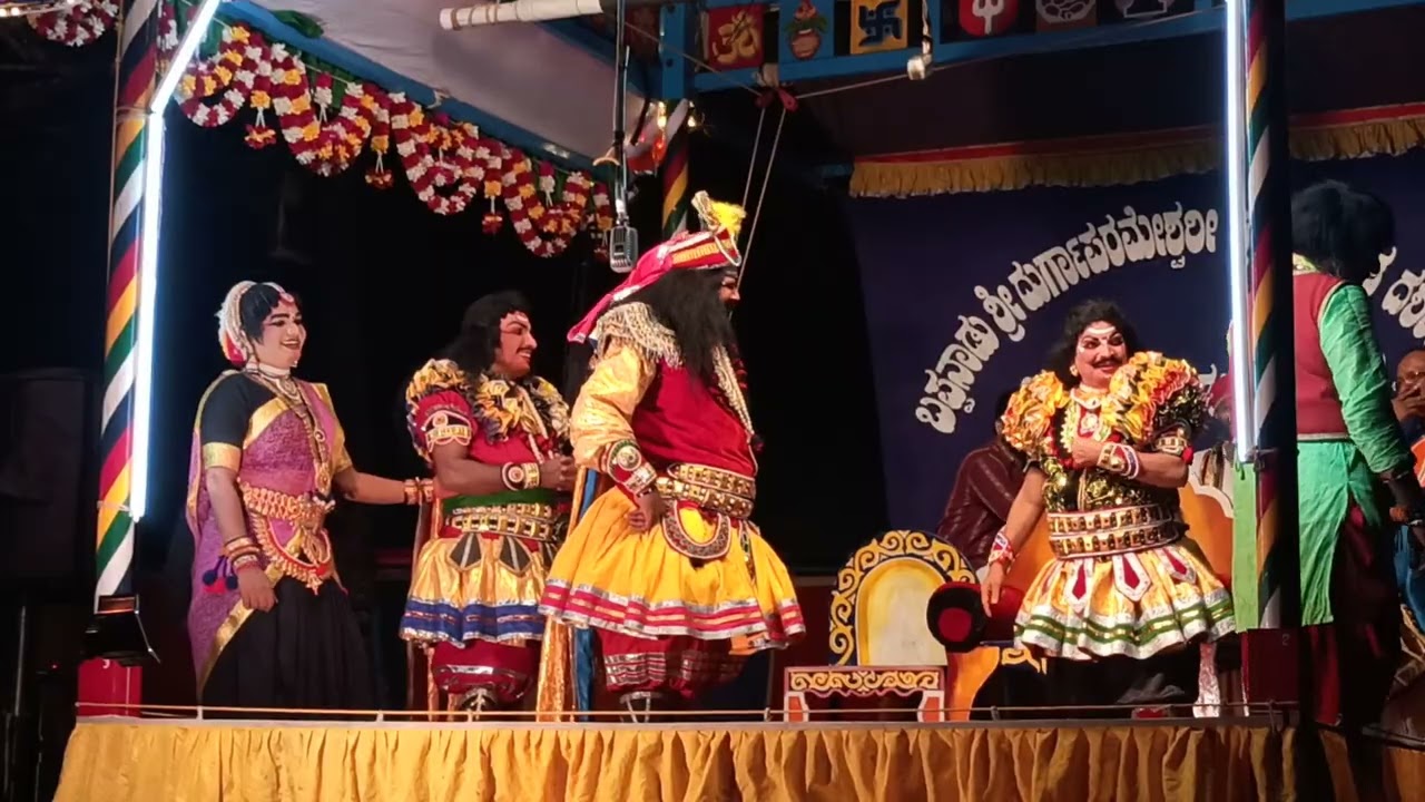 ಬನತ ಬೆಮ್ಮೆರ್,  Banata Bemmer Yakshagana,    Santhosh Karambar, Manohar,  Kodapadavu,  Ganjimata 