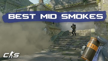 CS2 Ancient - The 6 BEST ways to SMOKE MID!