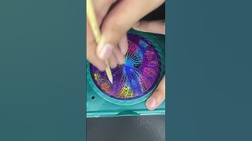 ASMR Spirograph Creations: Relaxing Patterns for Calmness! #art #shorts #spirograph #2024 #asmr