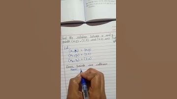 relation between x and y when given points are collinear #math 🤓🤓