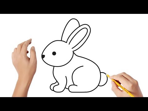 Как нарисовать пасхального кролика №2 🐇 🐰 | Легкие рисунки