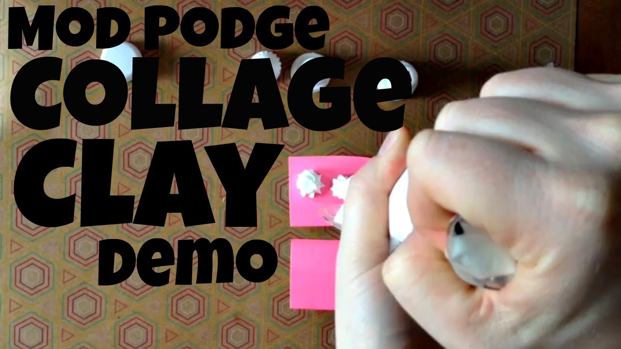 How to Decoden a Cell Phone Case with Mod Podge Collage Clay