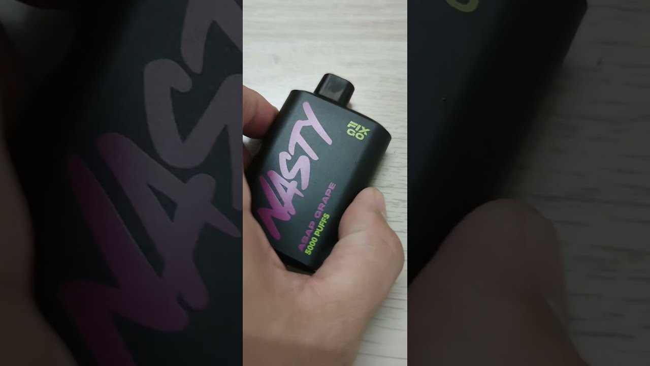 Unboxing Disposible NASTY FIX GO 5000 Puffs (Asap Grape)