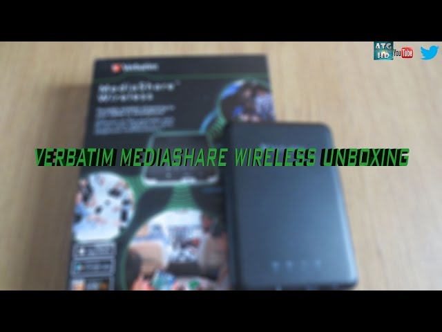 Verbatim MediaShare Wireless Unboxing