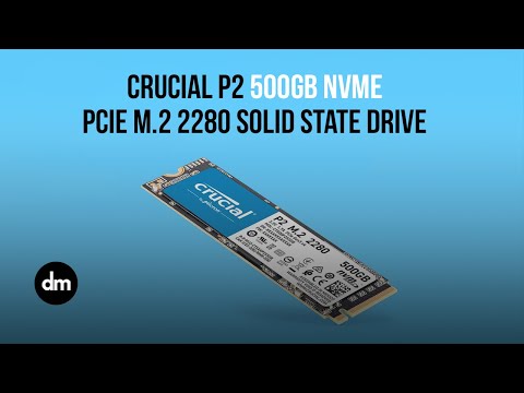 Crucial P2 500GB NVMe SSD | NVMe PCIe M.2 SSD - CT500P2SSD8