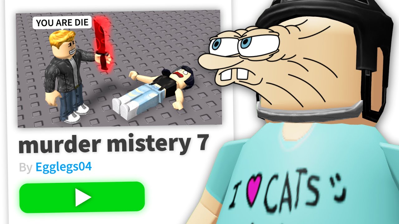 Roblox Murder Mystery Seven Youtube - denis plays murder mystery on roblox