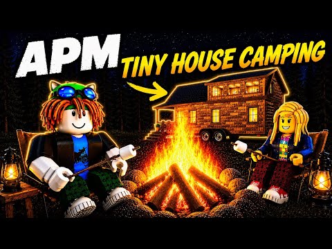 We Went CAMPING in Our TINY HOUSE! 🏕️ (APM Adventure)
