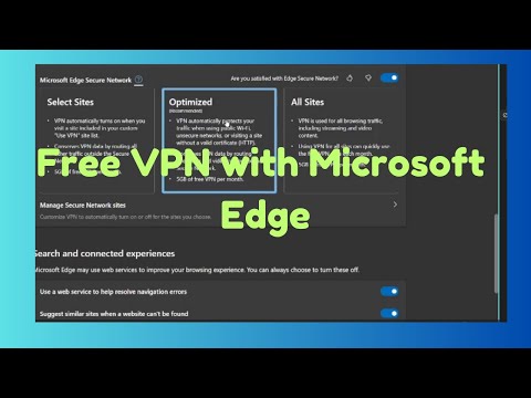 How to Use FREE VPN on Microsoft Edge | AquaTechFantasy
