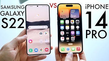 iPhone 14 Pro Vs Samsung Galaxy S22! (Comparison) (Review)