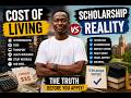 Living cost vs scholarship reality for students studying abroad