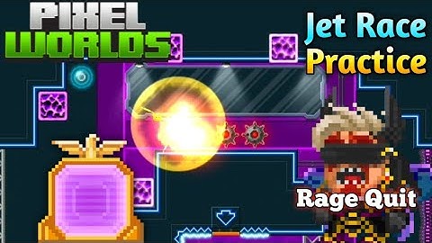 If I Finish The Jet Race, The Video Ends | Pixel Worlds