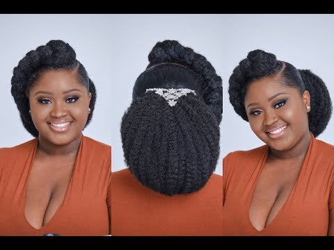 10 Elegant and Fun Natural Hairstyles For Brides | Bride, Bride hairstyles, Natural  hair styles