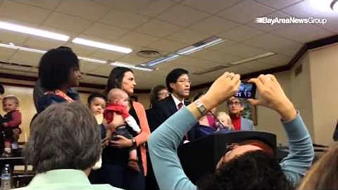 Sen. Richard Pan speaks about a bill that would repeal CA's personal belief exemption to vaccination