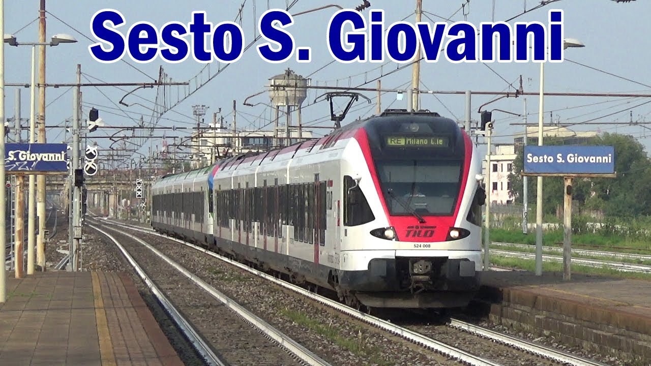 Treni Regionali ed EuroCity a Sesto San Giovanni