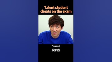 In exams, every student has their own way of cheating.