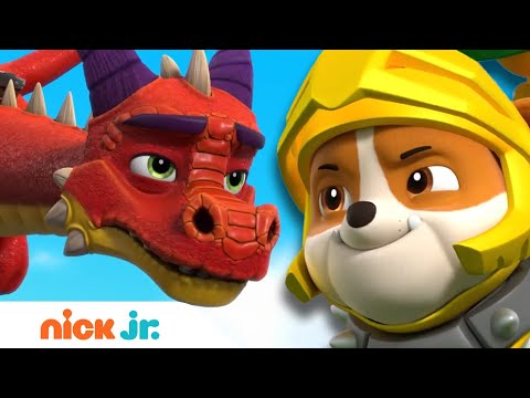 Rubble Rescue Knight Saves Sleepy Dragon 🔥 w/ Marshall & Chase | Nick Jr.