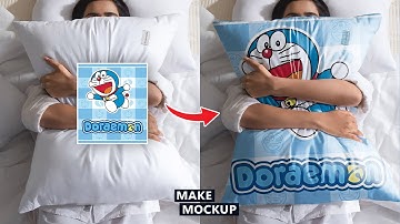 How Make Pillow Mockup In Photoshop   Tutorial for beginners