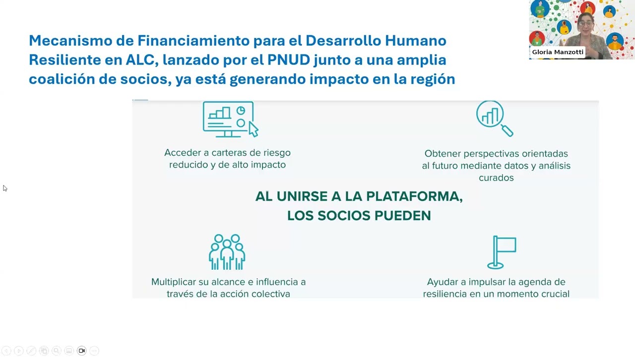 Webinario Empresas e instituciones acelerando el desarrollo humano Sostenible