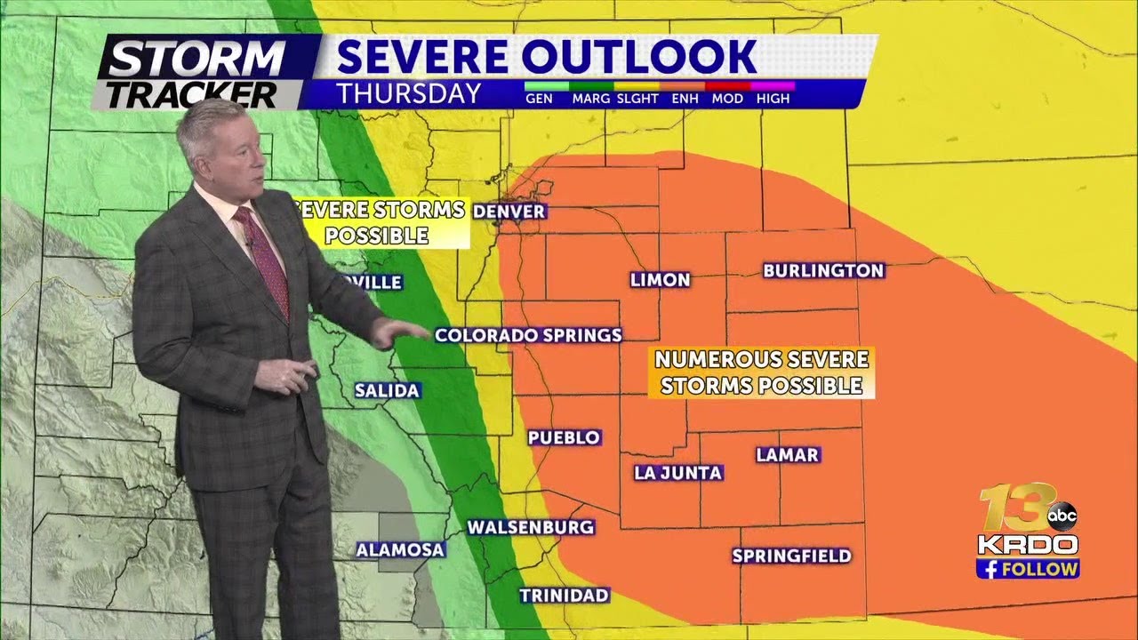 Severe storms possible this afternoon - YouTube