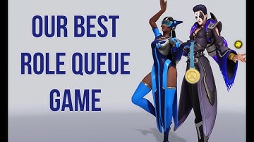 Our Best Game in ROLE QUEUE as SYMMETRA & MOIRA! (2-2-2 Competitive) | Overwatch