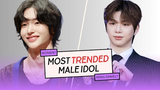 Top 10 K pop Male Idols Who Trended Most in March 2024 #kpop