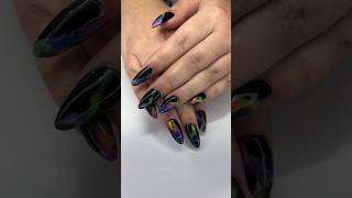 Black Neon Nails