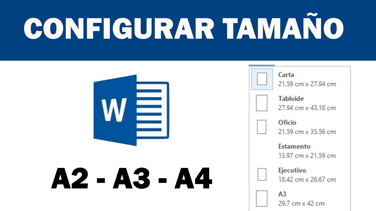 Cómo Configurar El Tamaño De Hoja A4 A5 A3 Carta Y El Tamaño Sobre