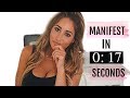 How to use the law of attraction 17 SECOND RULE