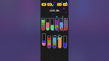 Water Sort Puzzle Level 264 Walkthrough