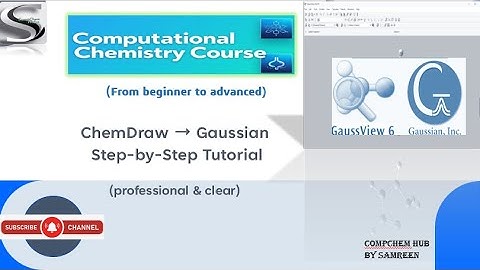 ChemDraw to Gaussian Tutorial | Energy Minimization in Chem3D & Geometry Optimization Step-by-Step