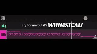 Cry For Me But Whimsical