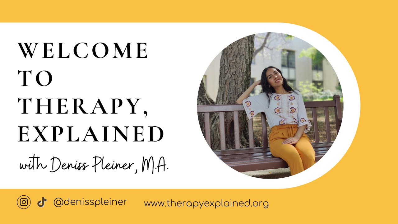 Welcome to Therapy, Explained with Deniss Pleiner BIPOC Mental Health Advocate &Speaker
