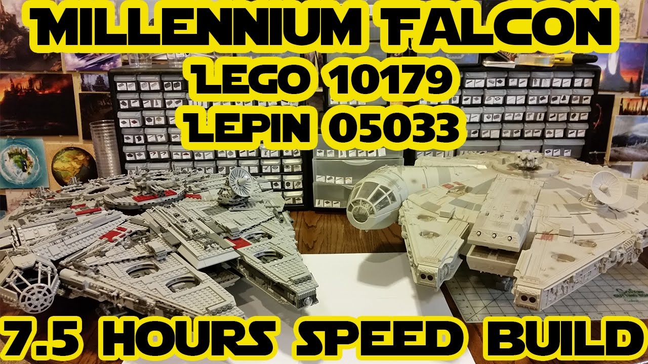 millennium falcon lego vs lepin