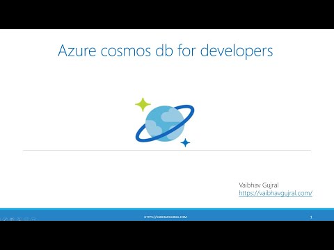 An overview of CosmosDB for Developers