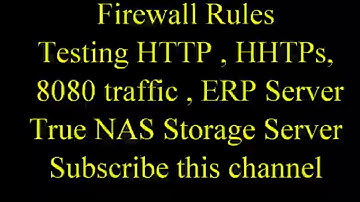 PFSense Firewall Rules testing http, https traffic, 8080 traffic, ERP Server , TureNAS | Tutorial 3