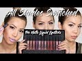 NEW | L'OREAL PRO MATTE INFALLIBLE LIQUID LIPSTICKS | TRY ON SWATCHES OF ALL SHADES