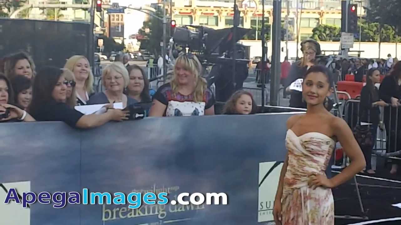 Ariana Grande At The Twilight Saga: Breaking Dawn Part 2