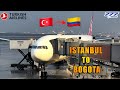 Flight report istanbul  bogota turkish airlines  115