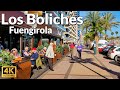 Walking in Los Boliches, Fuengirola, Paseo Maritimo in January 2022 (4K Ultra HD, 60fps)