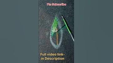 Full video link-in description/Zarthosi Embossed Load Stitch in Aari work for beginners/Aari class..