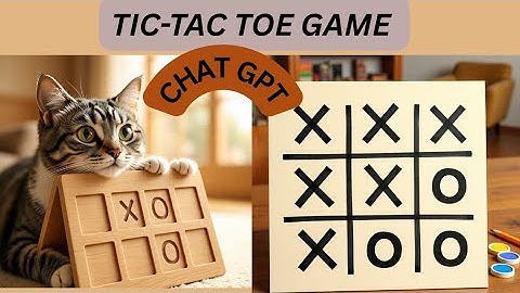 Tic Tac Toe game Game in Chat GPT | Create Tic-Tac Toe Game using ChatGpt.