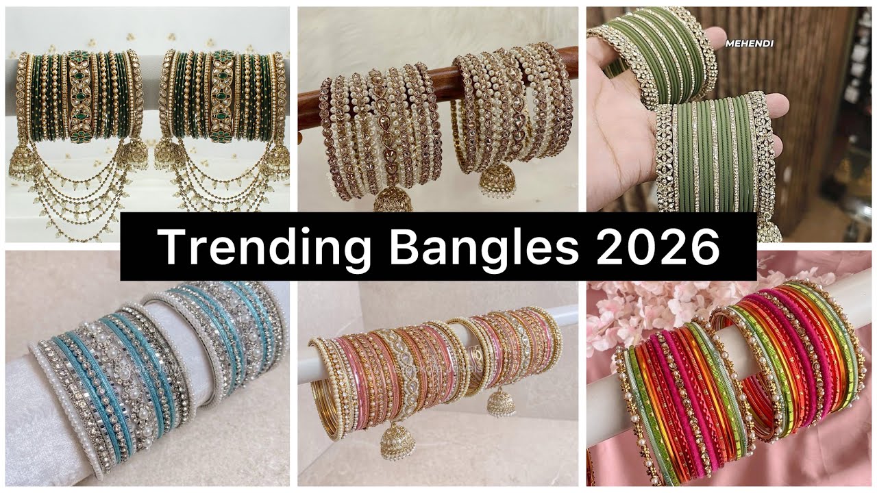 Latest Bangles Designs in Pakistan❤️ | Bridal, Fancy & Daily Wear