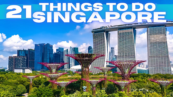 Best Things to do in Singapore 2025 4K