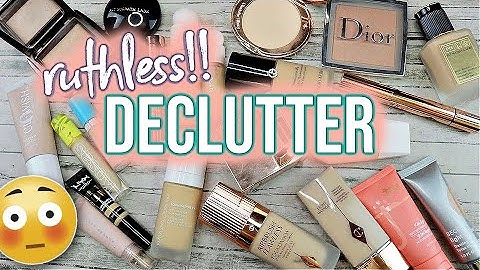 RUTHLESS Foundation, Concealer & Powder Declutter | 2021