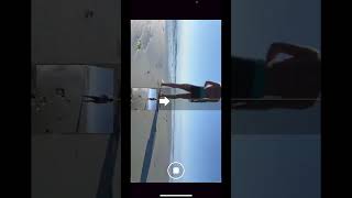 Beautiful beach footsteps photo tutorial 📱🏖️ #mobilephotography #photoidea e