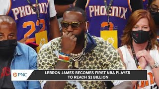 LeBron James becomes first active NBA player to reach $1 billion