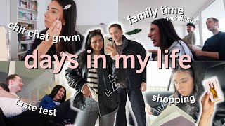 chit chat grwm, zeit mit der family, taste test, buchempfehlung ✨days in my life✨